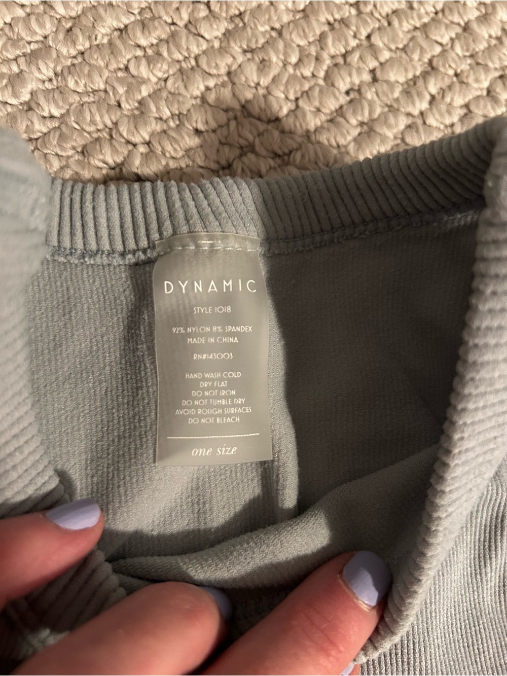 Dynamic Grey Ribbed Tank Top - Picture 2 of 4